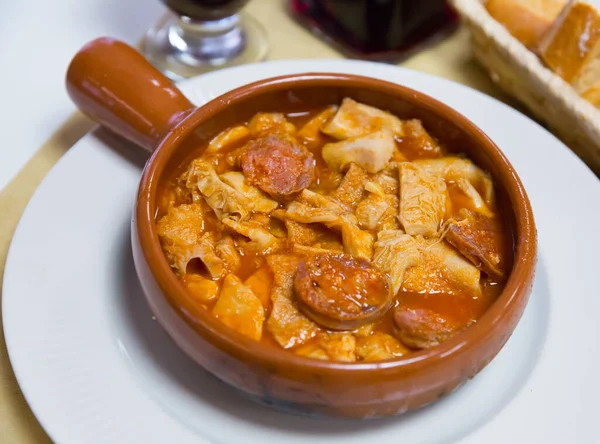 Callos in saus — Stockfoto