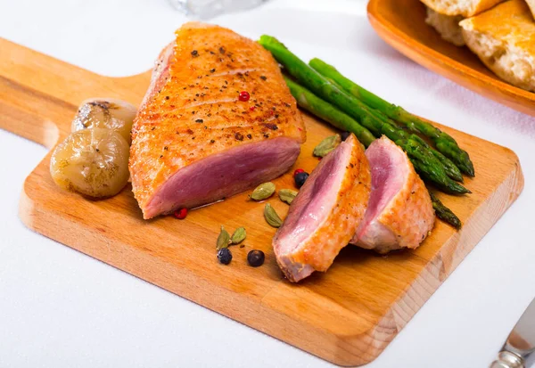 Poultry dish - fried duck breast