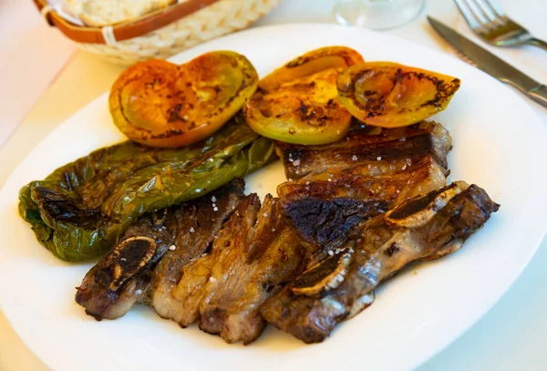 Grilled beef spare ribs — Photo