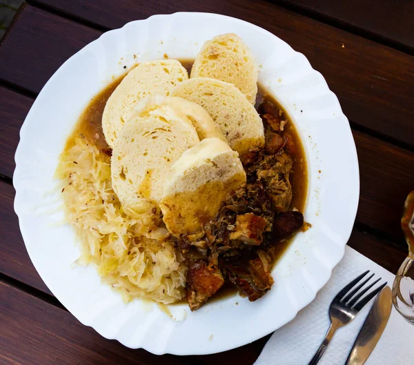 Mährischer Sperling - traditionelles tschechisches Gericht — Stockfoto