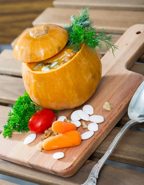 Image of Pumpkin soup. — Stock Photo, Image