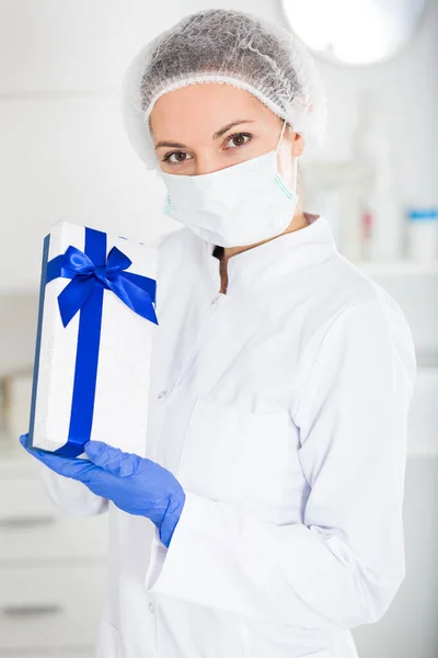 Finnish nurse at work — Stock Photo, Image