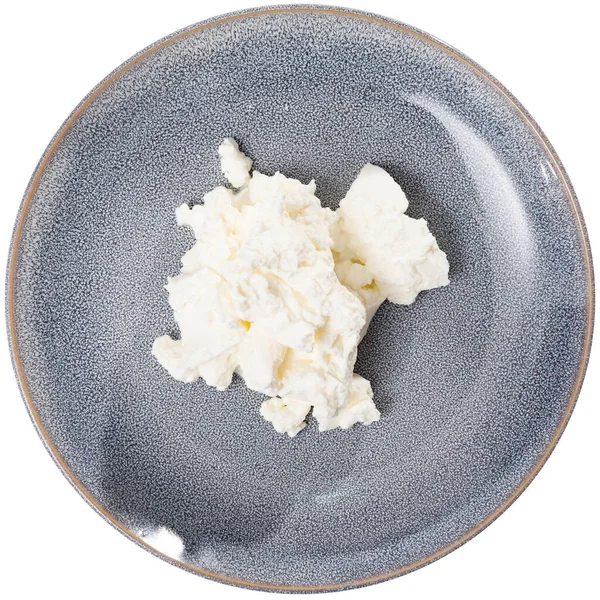 맛있는 치즈를 접시에 배경때문에 고립됨 — 스톡 사진