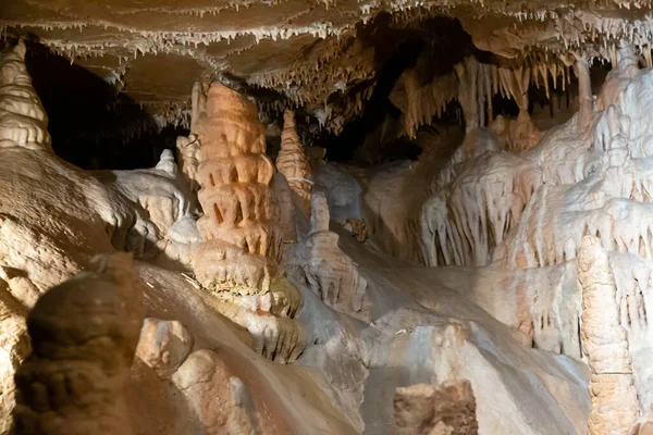 Моравський Карст Відома Печера Чеської Республіки Одна Найвідоміших Європі — стокове фото