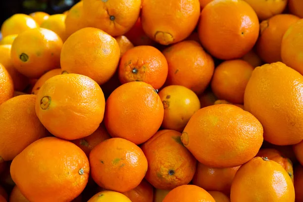 Assortment Fresh Oranges Farmers Market — Foto Stock