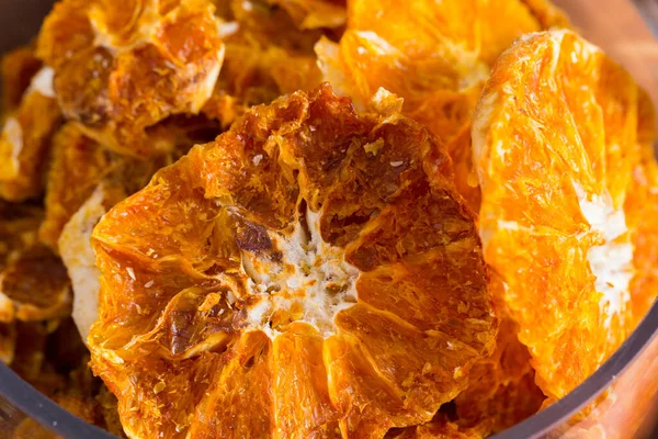 Foto Von Getrockneten Orangen Lebensmittelladen — Stockfoto