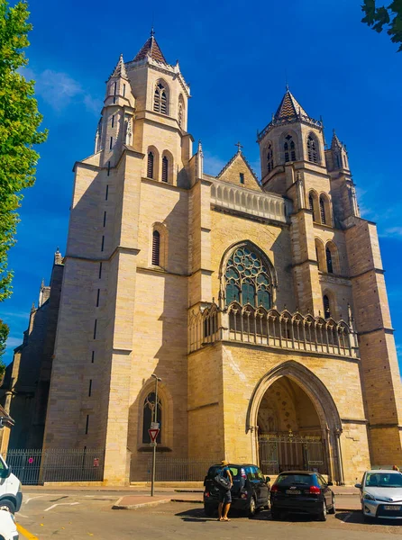 Dijon France August 2022 Собор Святого Беніна Римо Католицький Собор — стокове фото