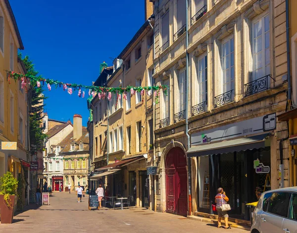 Chalon Sur Saone France August 2022 Summer Landscape City Streets — 图库照片