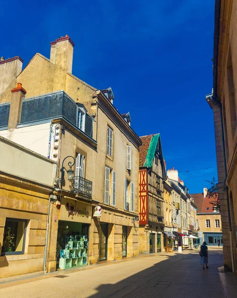 Dijon Francia Agosto 2022 Edifici Tradizionali Nel Centro Storico Digione — Foto Stock