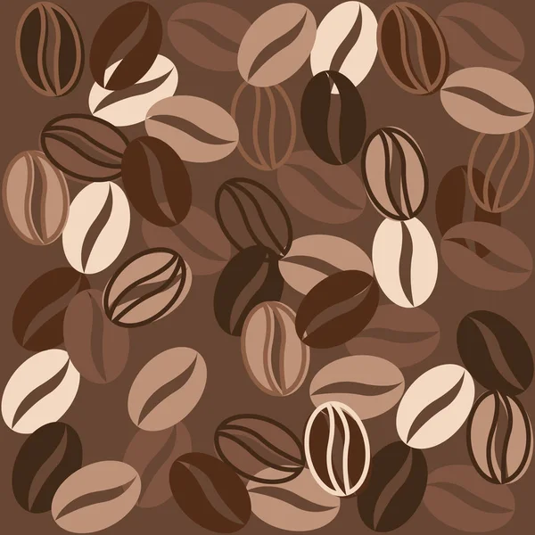 Coffee Background Different Blends Types — Stock Vector
