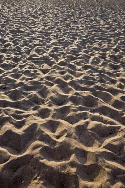 Patrones ondulados de arena soplada por el viento — Foto de Stock