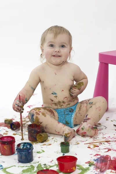 Young painter — Stock Photo, Image