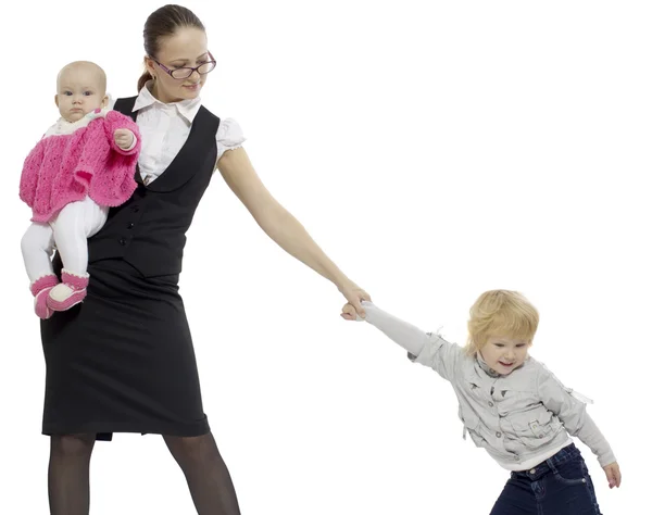 Bedrijf de vrouw — Stockfoto