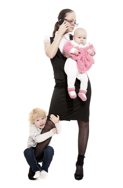 Bedrijf de vrouw — Stockfoto