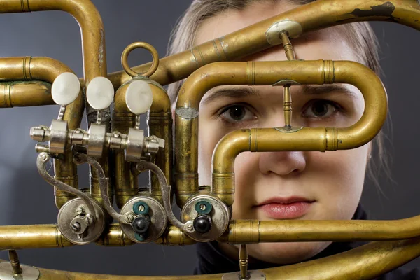 Het mechanisme van muziek — Stockfoto