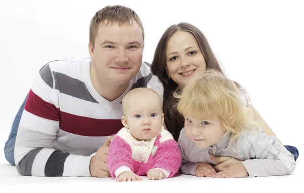 Familia feliz — Foto de Stock