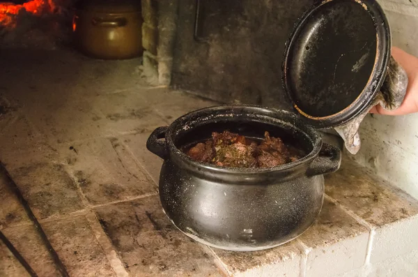 Carne de guisado — Fotografia de Stock