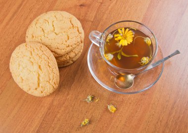 ev yapımı kraker ve çay