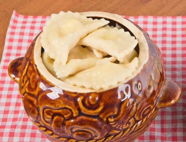 Boiled dumplings — Stock Photo, Image