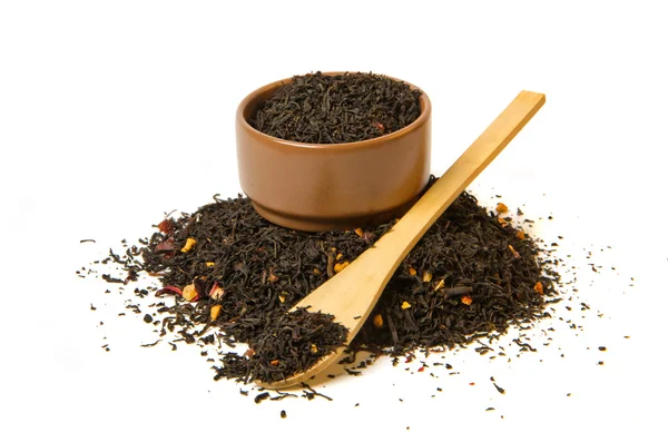 Heap of black tea — Stock Photo, Image