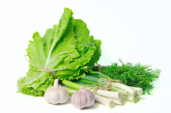 пучки зелени
