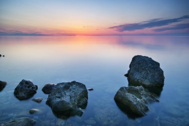 güzel deniz manzarası.