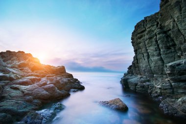 güzel deniz manzarası.