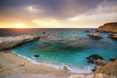 güzel deniz manzarası.