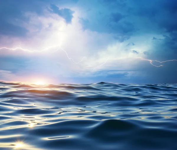 Storm op zee. — Stockfoto