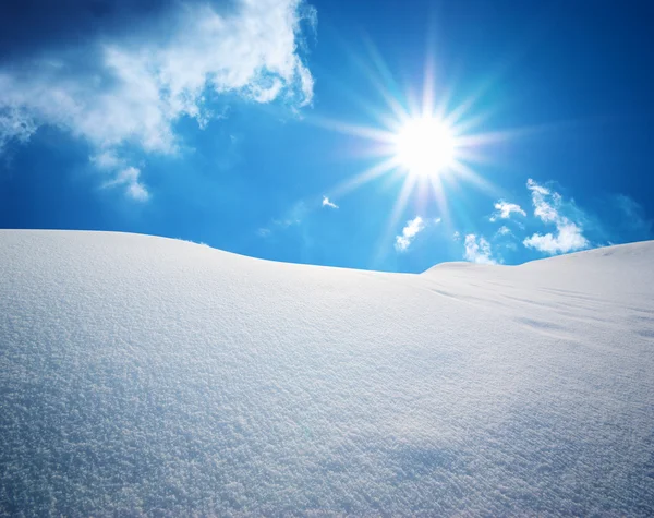 Sneeuw heuvels. — Stockfoto