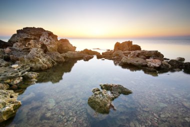 Dağdaki yeşil çayır