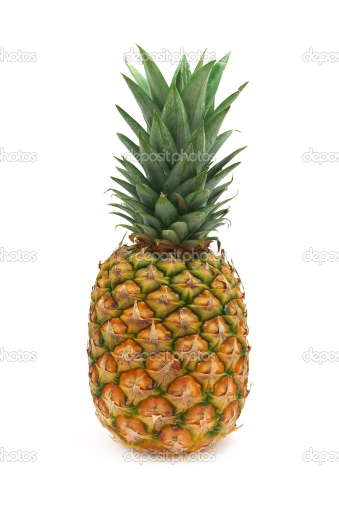 Isolated ananas