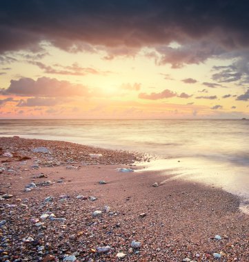 güzel deniz manzarası.