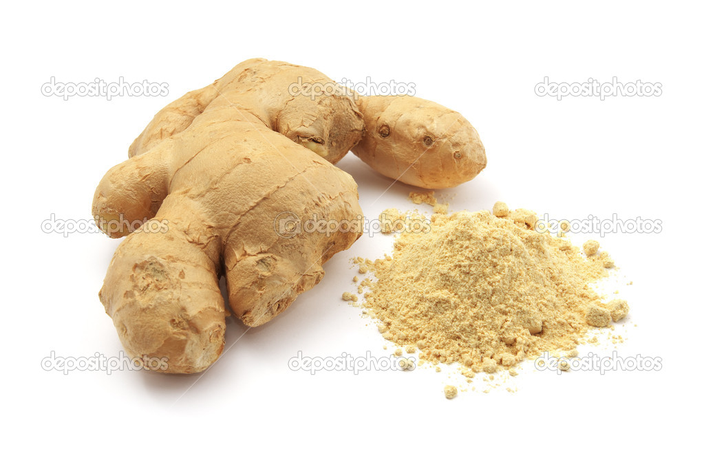 Isolated ginger