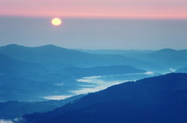 dağ Sunrise.