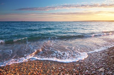 güzel deniz manzarası.