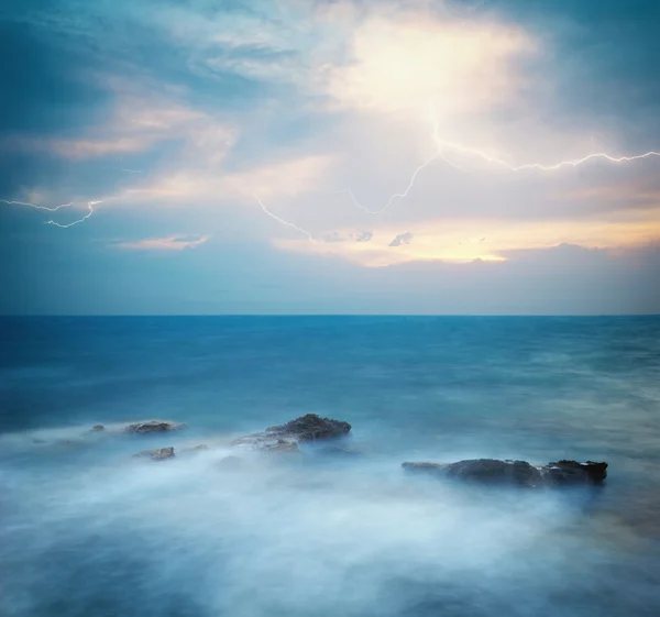 Sea at storm — Stock Photo, Image