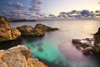 güzel deniz manzarası. 