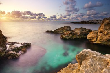 güzel deniz manzarası. 