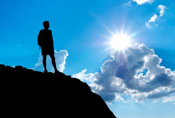 Man on edge — Stock Photo, Image