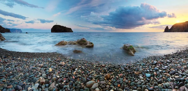 Prachtig zeegezicht panorama — Stockfoto