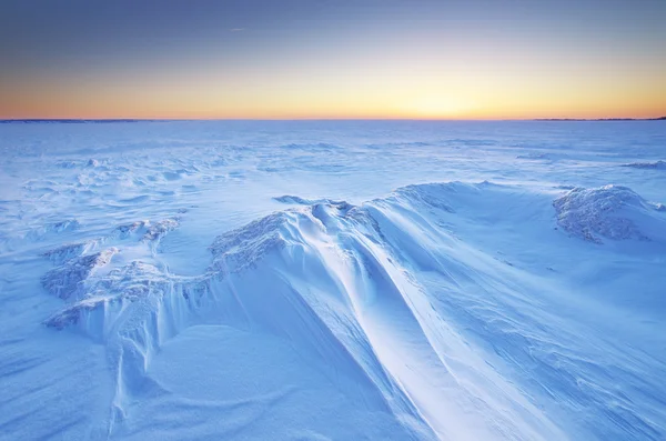 Paisaje invierno. — Foto de Stock