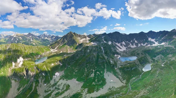 Paisaje Aéreo Verano Montaña Del Cáucaso Skazka Del Lago Cáucaso — Foto de Stock