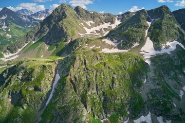 Dağ dokusu. Doğa peyzajı.