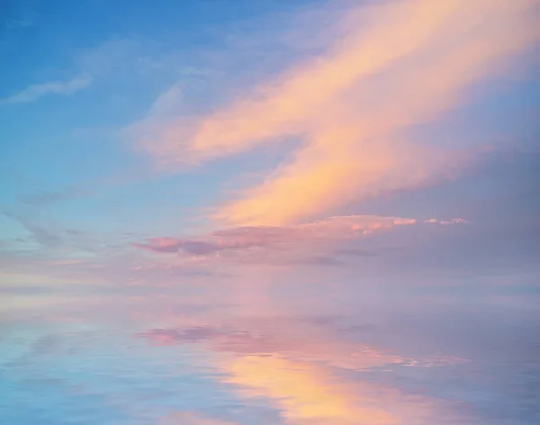 Himmel Hintergrund Auf Sonnenuntergang Natur Abstrakte Komposition — Stockfoto