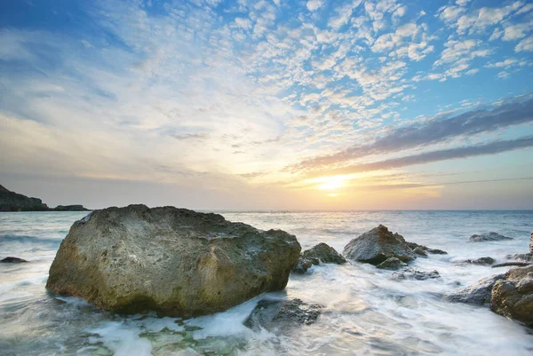 Prachtige Zeegezicht Samenstelling Van Natuur — Stockfoto