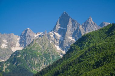 Kafkasya dağlarının zirveleri. Doğa bileşimi.