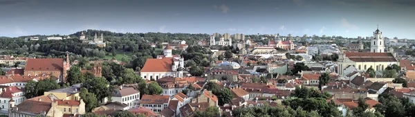 Vilnius eski şehir panoraması — Stok fotoğraf