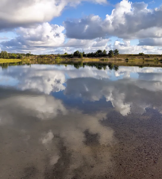 Tranquil morning near a lake