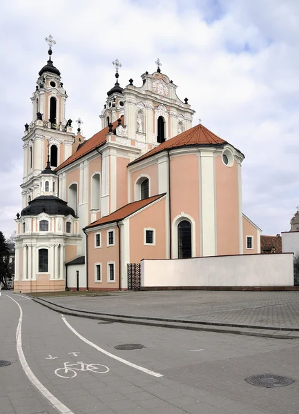 Chiesa di Santa Caterina a Vilnius, Lituania — Foto Stock